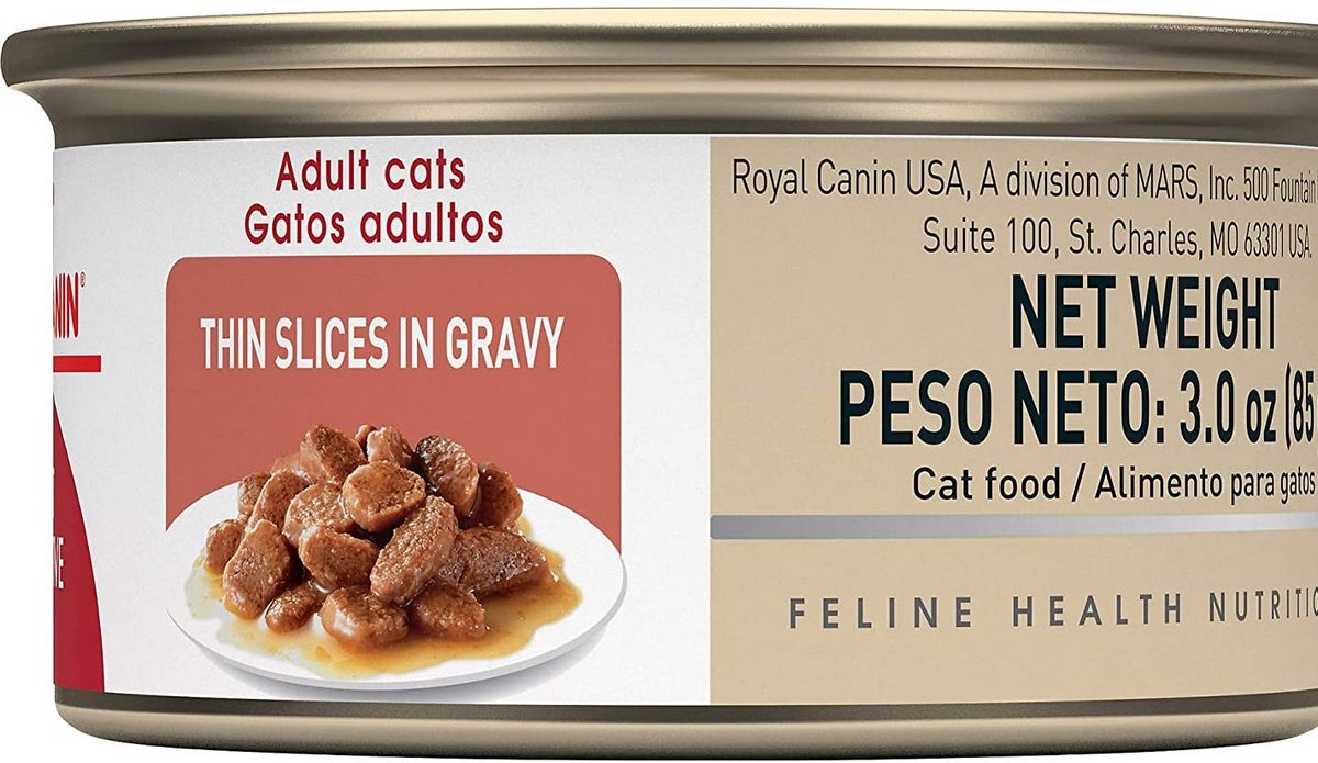 Thin Slices in Gravy in this nutrient-rich cat food